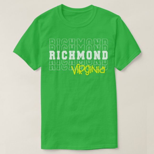 Camiseta Virginia Richmond VA (Diseño del anverso)
