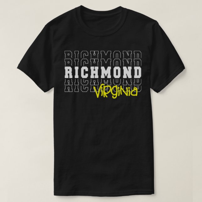 Camiseta Virginia Richmond VA (Diseño del anverso)