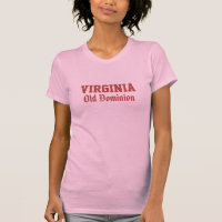 VIRGINIA Ropa de texto personalizado