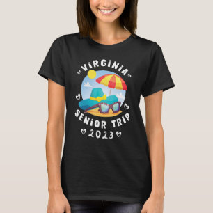 Camiseta Virginia Senior Trip 2023 Cute Matching Beach Frie