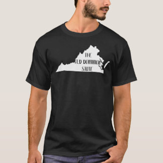 Camiseta Virginia State Outlina - El viejo estado de Domini