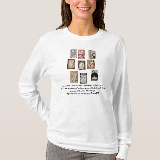 Camiseta Virginia Woolf Books (Anverso)