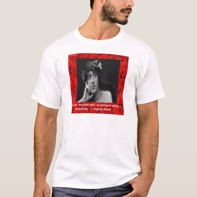 Camiseta Virginia Woolf & Cita de Amor (Anverso)
