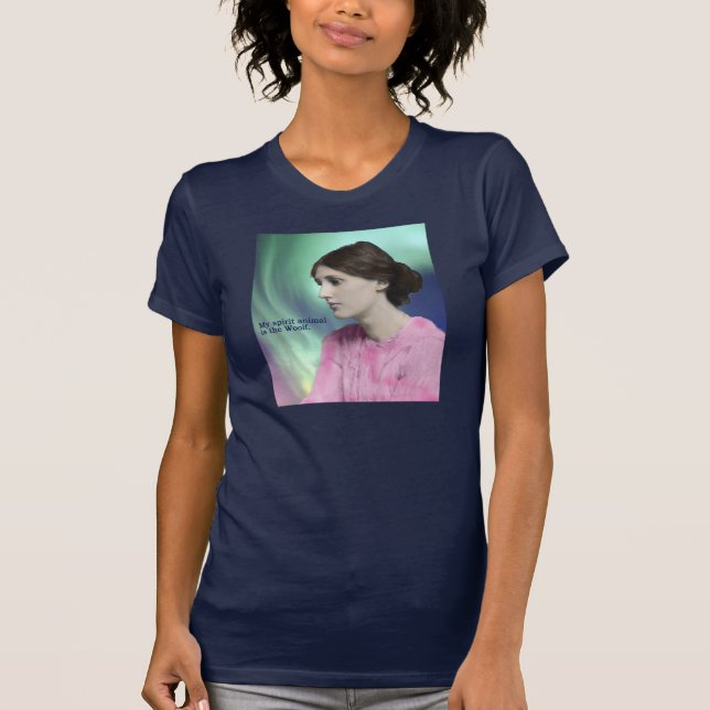 Camiseta Virginia Woolf es mi animal del alcohol (Anverso)