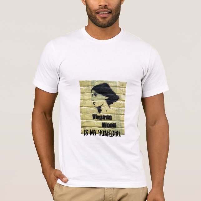 Camiseta Virginia Woolf es mi Homegirl (Anverso)