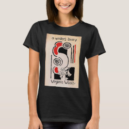 Camiseta Virginia Woolf Vanessa Bell cubre diario de escrit