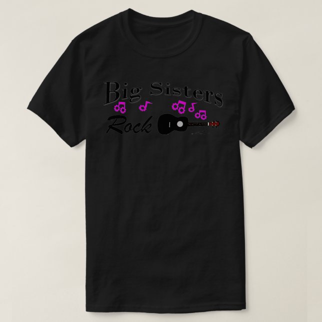 Camiseta Virginia Wright Big Sisters Rock Premium (Diseño del anverso)