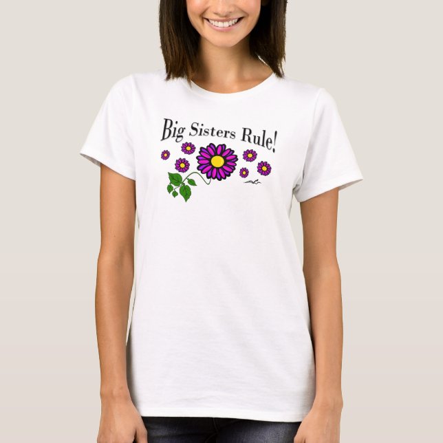 Camiseta Virginia Wright Big Sisters Rule (Anverso)