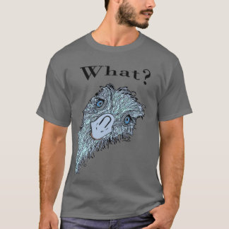 Camiseta Virginia Wright Emu Face Expressive Graphic TShirt