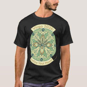 Camiseta Virgo 2026 Mandala Zodiacal   Astrología del Signo