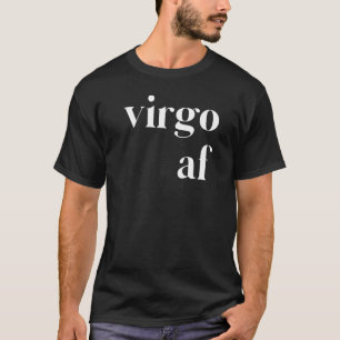 Camiseta Virgo Af Mujeres Mens Zodiac Birthday Horoscope Ag
