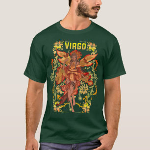 Camiseta Virgo Anime Cumpleaños Fairy Fairies Virgo Black G