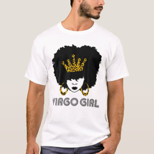 Camiseta Virgo Chica Afro Nació Del 23 De Agosto Al 22 De S