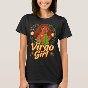Camiseta Virgo Chica Astrología Astrologer Rótulo Zodiaco H