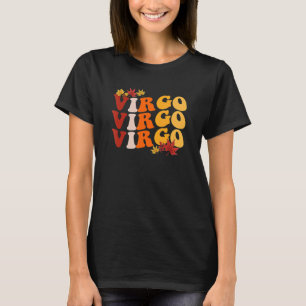 Camiseta Virgo Chica Zodiac Rótulo Astrología Caída Vibes O