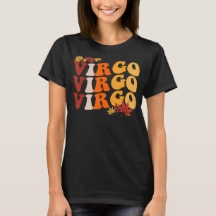 Camiseta Virgo Chica Zodiac Rótulo Astrología Caída Vibes O