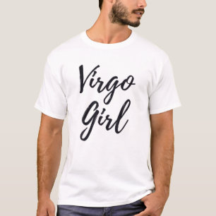 Camiseta Virgo Chica Zodiac Rótulo Astrológico Horóscopo Na