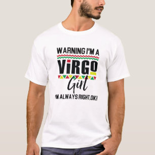 Camiseta Virgo Cumpleaños Agosto Septiembre Astrología Zodi