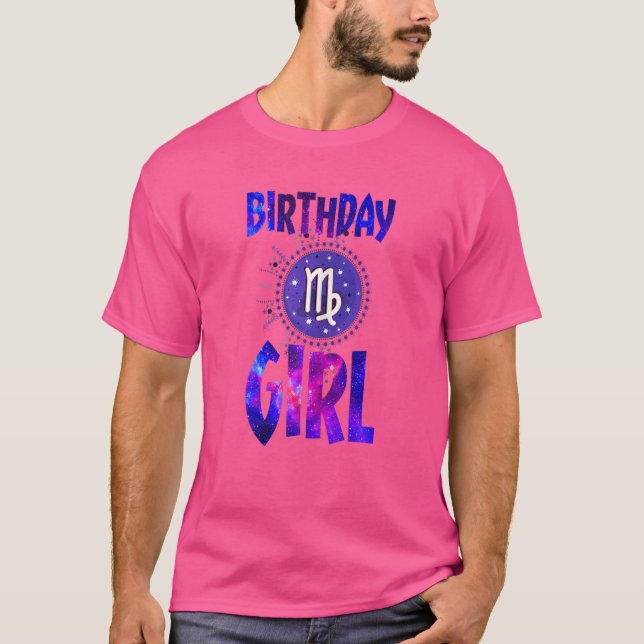 Camiseta Virgo Cumpleaños Chica 5 (Anverso)