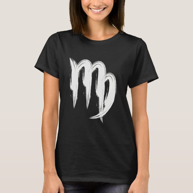 Camiseta Virgo Drawn Virgin Zodiac (Anverso)