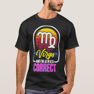 Camiseta Virgo E Im Siempre Correctos