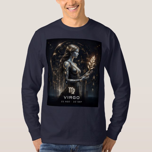 Camiseta Virgo, horóscopo,  (Anverso)