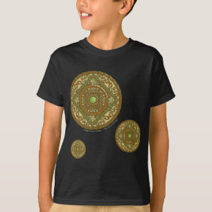 Camiseta Virgo Mandala Kid's and Baby Dark Shirt