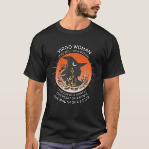 Camiseta Virgo Mujer Zodiac - Alma De Boca De Bruja De Sa