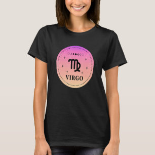 Camiseta Virgo Noche Virgo Mujeres Rótulo Zodiaco Virgo