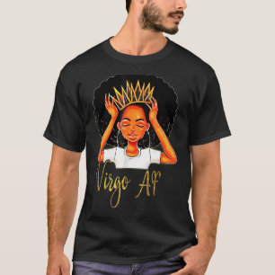 Camiseta Virgo Queen AF Zodiac Floral Cumpleaños