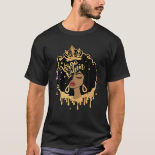 Camiseta Virgo Queen   Reina afro   Afroamericanos