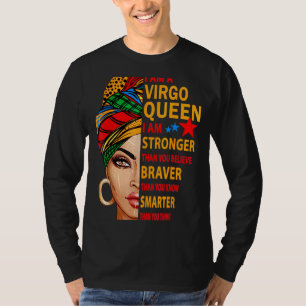 Camiseta Virgo Queen Soy Un Cumpleaños Más Fuerte Para Virg