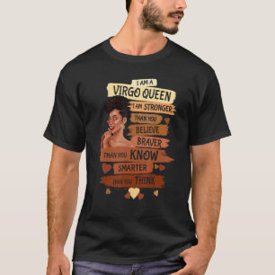 Camiseta Virgo Queen Sweet As Candy Birthday for Black Wom