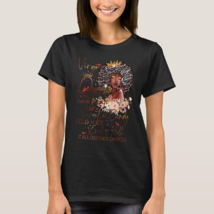 Camiseta Virgo Queen Sweet As Candy Birthday for Black Wom