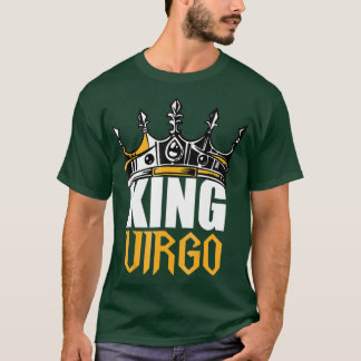 Camiseta Virgo Regalos de Cumpleaños Rey Virgo Zodiac
