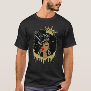 Camiseta Virgo Reina Melanin Mujeres Negras Horóscopo Gi Ne