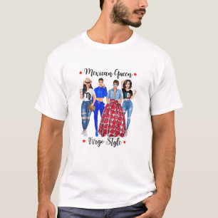Camiseta Virgo Reina Mexicana Agosto Nacimiento de Septiemb
