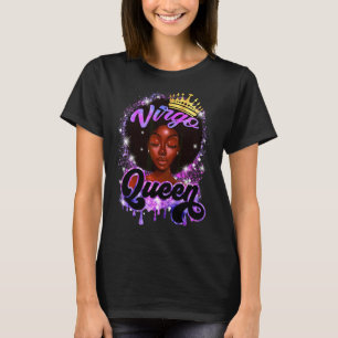 Camiseta Virgo Reina Negra Reina Melanin Mujeres Afro Nacid