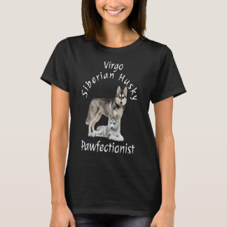 Camiseta Virgo Siberian Husky Pawfectionist
