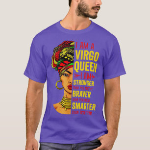 Camiseta Virgo Soy Un Cumpleaños Más Fuerte Para Virgo Zodi