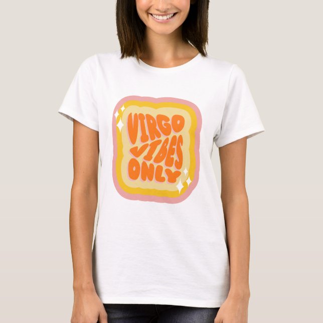 Camiseta Virgo Vibes Only, Zodiac Birthday Gifts (Anverso)