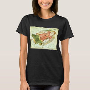 Camiseta Virgo Virgen Constelación Vintage Espejo de Urania