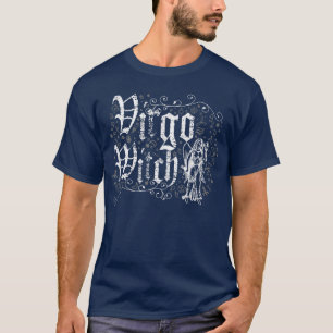Camiseta Virgo Zodiac Brujería vintage aflicción Horosco