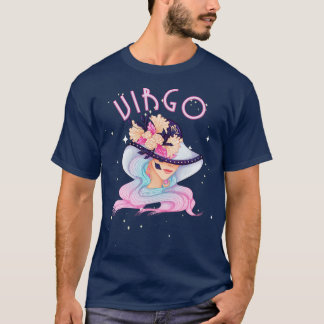 Camiseta Virgo Zodiac Horoscope Rótulo Cumpleaños Tarot Ast