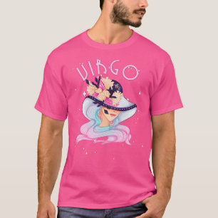 Camiseta Virgo Zodiac Horoscope Rótulo Cumpleaños Tarot Ast