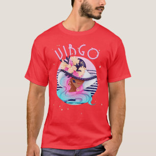 Camiseta Virgo Zodiac Horoscope Rótulo Cumpleaños Tarot Ast