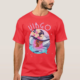 Camiseta Virgo Zodiac Horoscope Rótulo Cumpleaños Tarot Ast