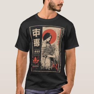 Camiseta Virgo Zodiac japonés   Red Sun Maiden