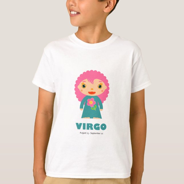 Camiseta Virgo Zodiac para niños (Anverso)