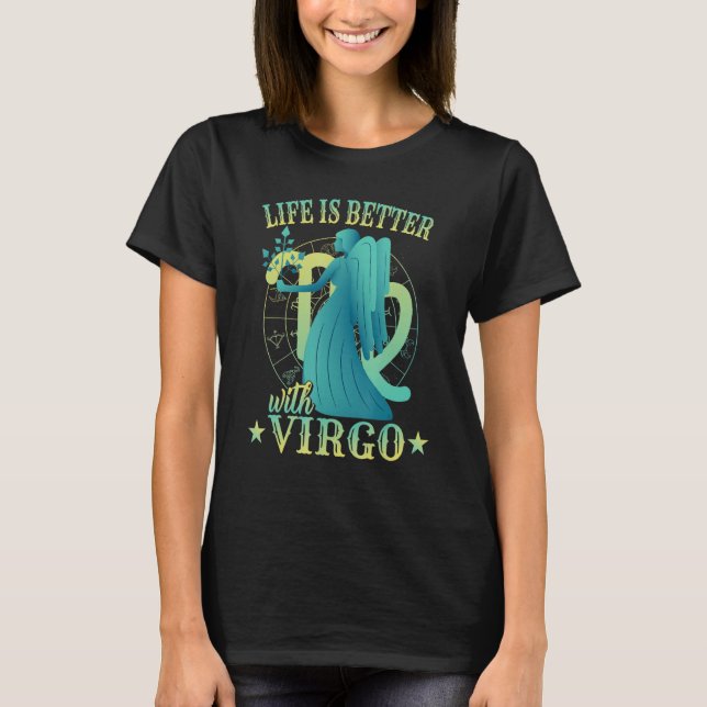 Camiseta Virgo zodiac sign (Anverso)